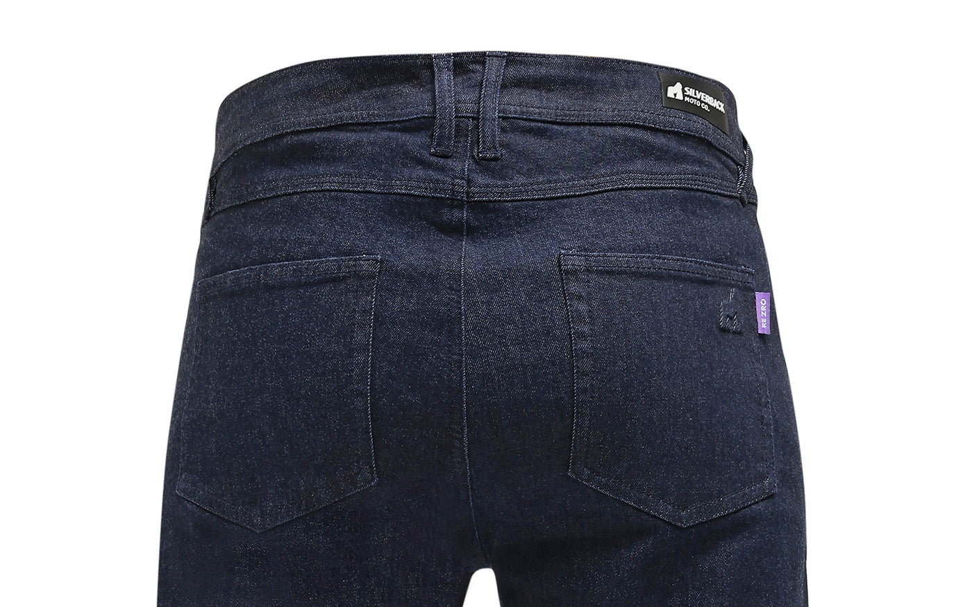 Triple stitched denim panels